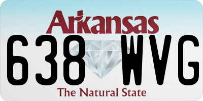 AR license plate 638WVG