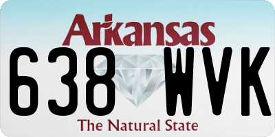 AR license plate 638WVK