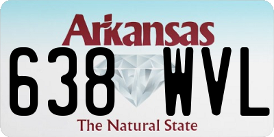 AR license plate 638WVL