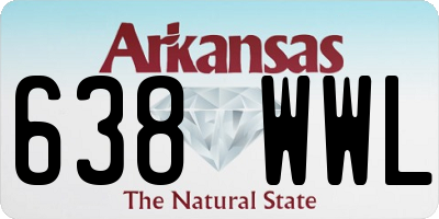 AR license plate 638WWL