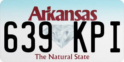 AR license plate 639KPI