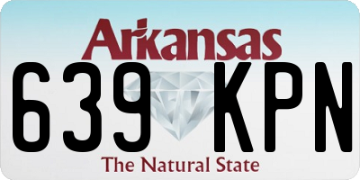 AR license plate 639KPN