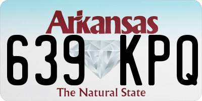 AR license plate 639KPQ