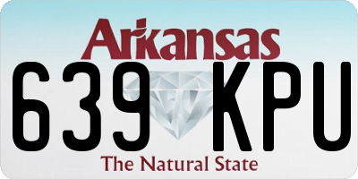 AR license plate 639KPU