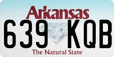 AR license plate 639KQB