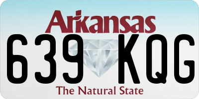 AR license plate 639KQG