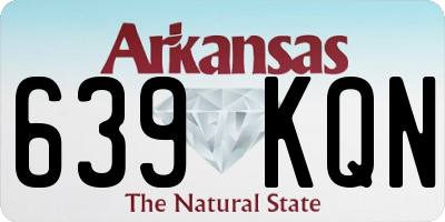 AR license plate 639KQN