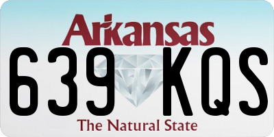 AR license plate 639KQS