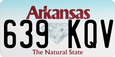 AR license plate 639KQV