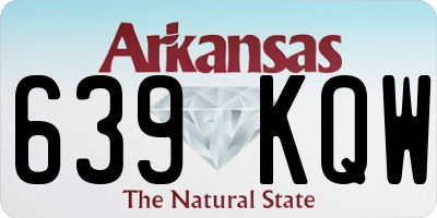 AR license plate 639KQW
