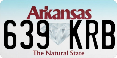 AR license plate 639KRB