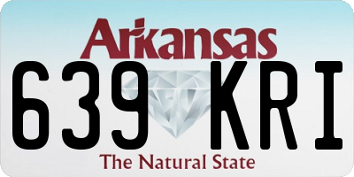 AR license plate 639KRI