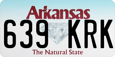 AR license plate 639KRK