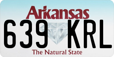 AR license plate 639KRL