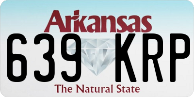 AR license plate 639KRP