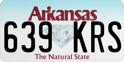AR license plate 639KRS