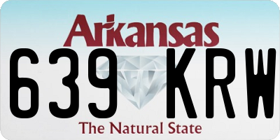 AR license plate 639KRW
