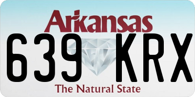 AR license plate 639KRX