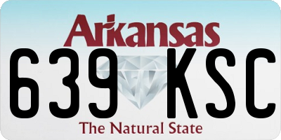 AR license plate 639KSC