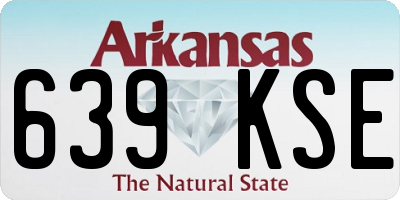 AR license plate 639KSE