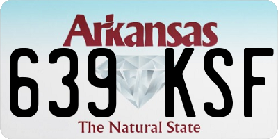 AR license plate 639KSF