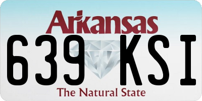 AR license plate 639KSI