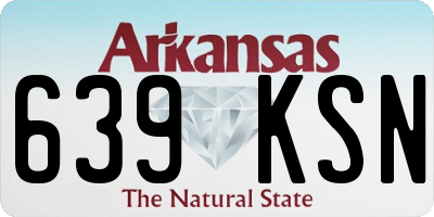 AR license plate 639KSN
