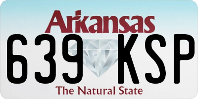 AR license plate 639KSP