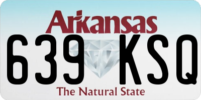 AR license plate 639KSQ
