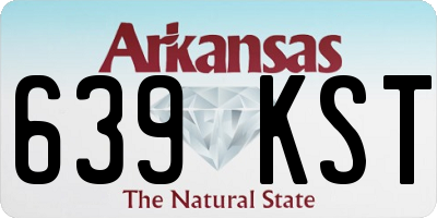 AR license plate 639KST