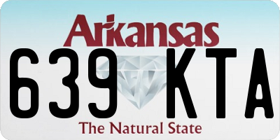 AR license plate 639KTA