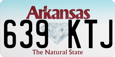 AR license plate 639KTJ