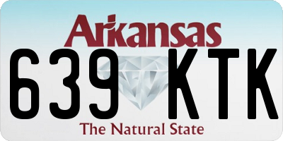 AR license plate 639KTK