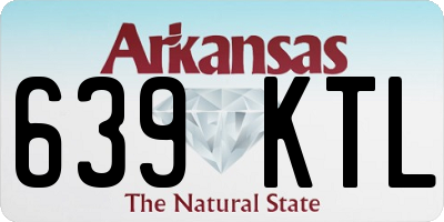 AR license plate 639KTL
