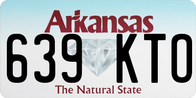 AR license plate 639KTO