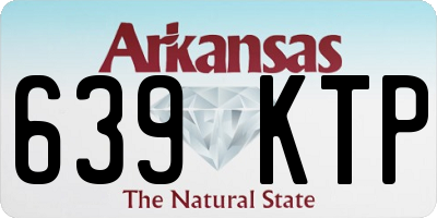 AR license plate 639KTP