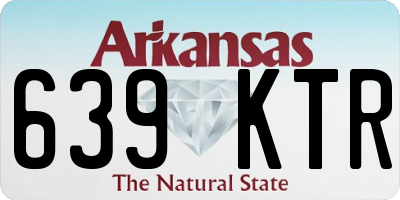 AR license plate 639KTR