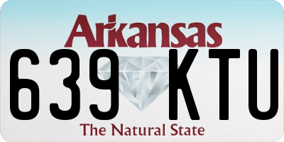 AR license plate 639KTU