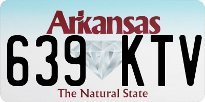 AR license plate 639KTV