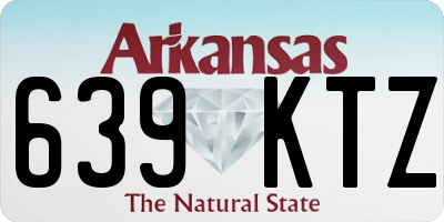 AR license plate 639KTZ