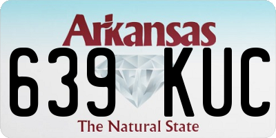 AR license plate 639KUC