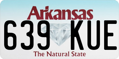 AR license plate 639KUE