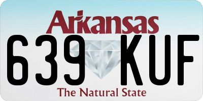 AR license plate 639KUF