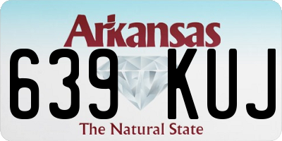 AR license plate 639KUJ