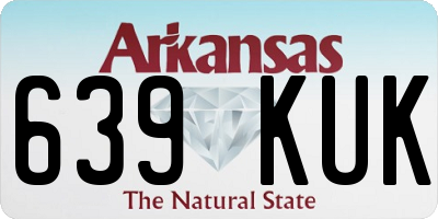 AR license plate 639KUK