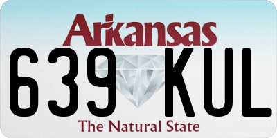AR license plate 639KUL