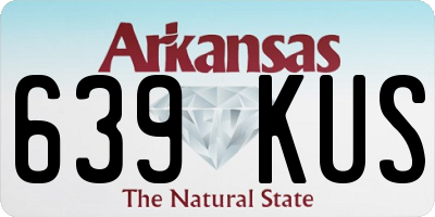 AR license plate 639KUS