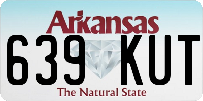 AR license plate 639KUT