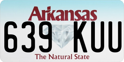 AR license plate 639KUU