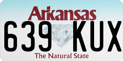 AR license plate 639KUX